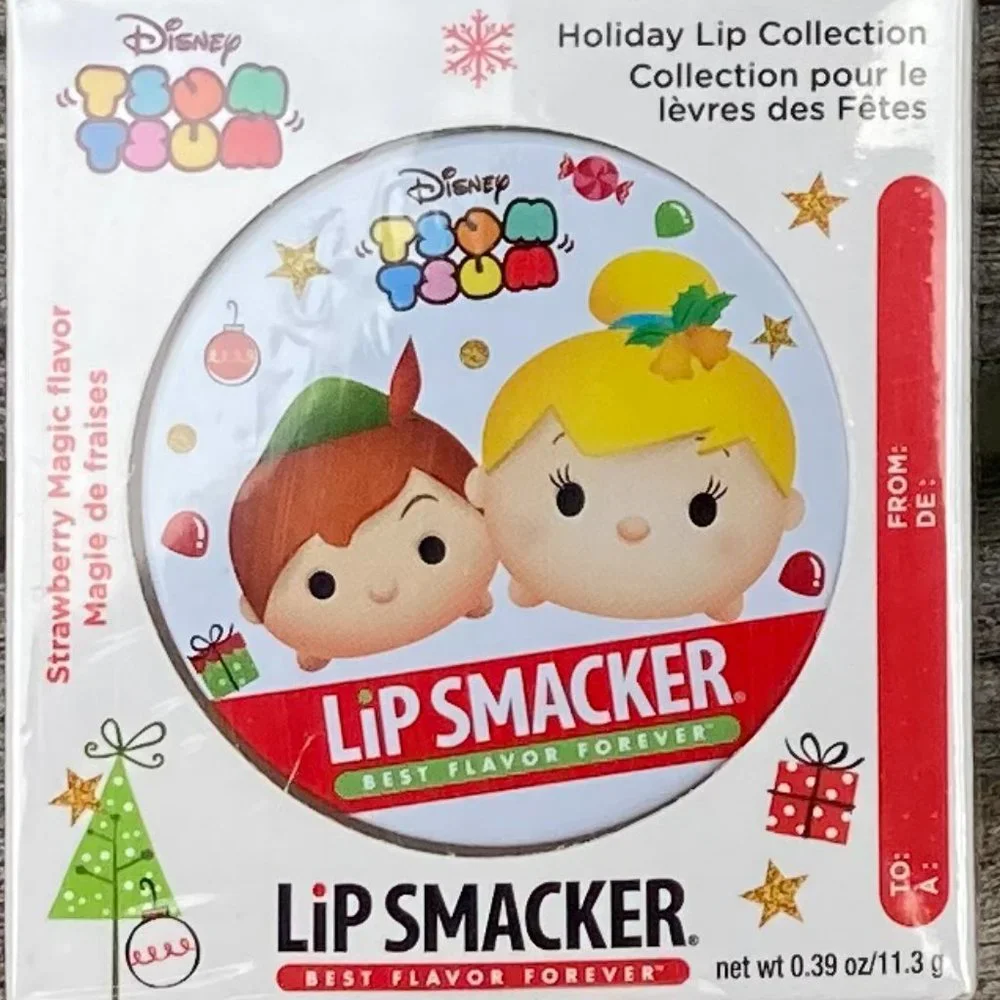 NEW Lip Smacker💗Holiday Lip Collection - Disney TSUM TSUM Characters